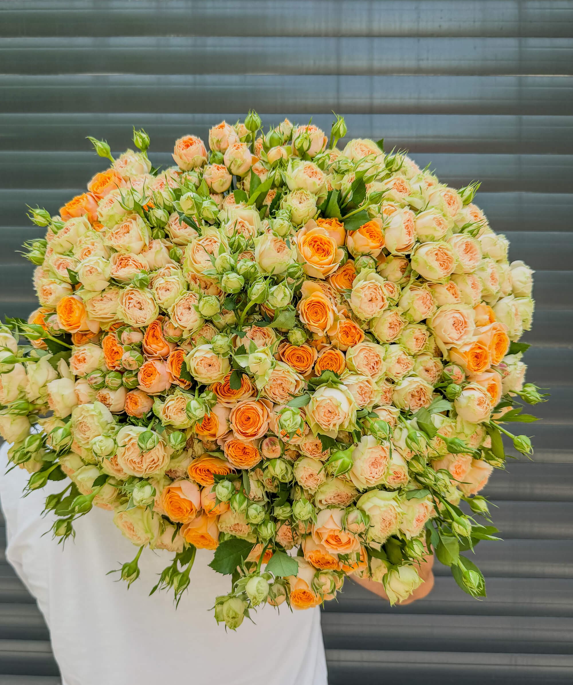 Large Bouquet of Yellow and Orange Roses in Yerevan - New arrival flower bouquet by Flowers Theory florist in Yerevan